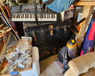 LOTS of tools, old trunks, hardware & MORE !
