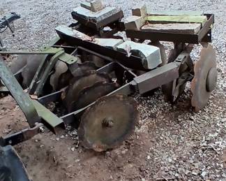 Double row disk harrow in good condition