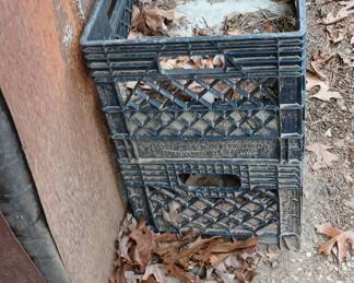 2 crates with concrete for weights