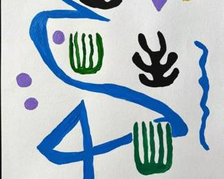 Matisse on vintage paper