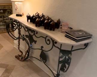 Marble and Bronze Sideboard