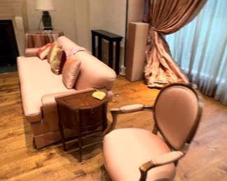 Silk and Walnut Living Room