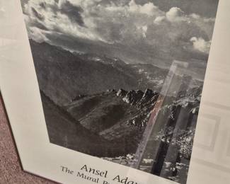 Framed "Ansel Adams The Mural Project 1941-1942"
