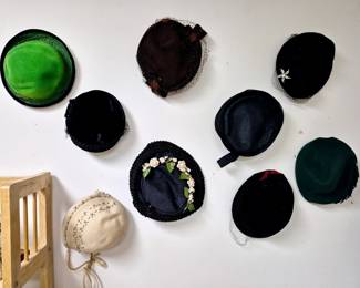 Vintage ladies items. Hats