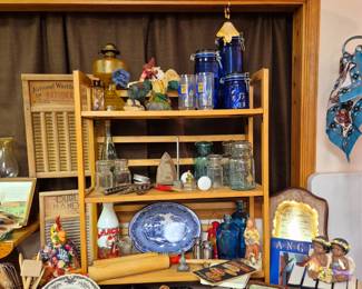 Glassware, bottles and jars