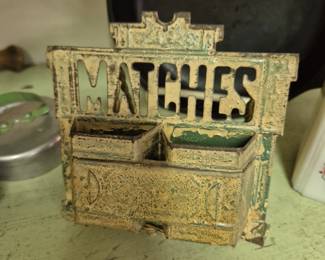 Vintage metal wall "Matches" striker