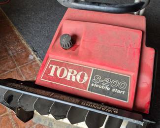 Much outdoor items. "Toro" snowblower