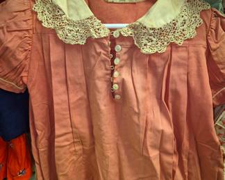 Vintage children's clothes. 50+ pcs. of boy's and girls clothing items. "Shirley Temple" dress