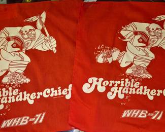Vintage "Horrible HandkerChiefs WHB-71" fan handkerchiefs