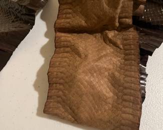 Vintage snake skin for belt making