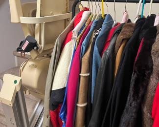 Vintage Coats- Furs and Leather, Electric Stair Climber