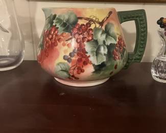 Hand painted pitcher