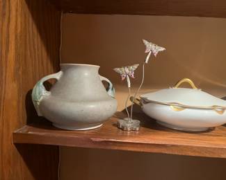 Hand painted pottery