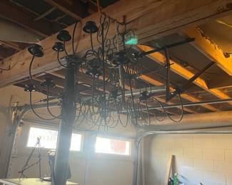 Wrought Iron Candle holders and planter
