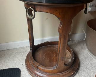 Ornate Zodiac Side Table with a little chipping