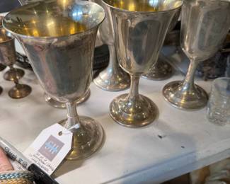 Lord Saybrook International Silver Co. Goblets