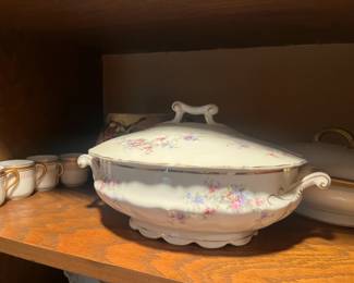 Limoges lidded bowl