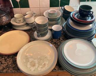 Variety Of Colors Patterns Of Denby Dishes
