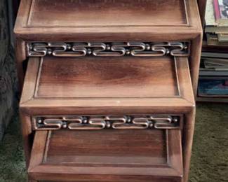 Chinese Hardwood Nesting Tables