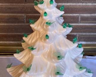 White Ceramic Christmas Tree