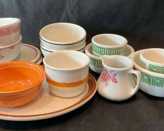 Variety Of Rigo, Shenago,Syracuse, Caribe, Town Collectible Restaurant Ware