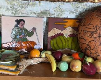 Folk Art Gourd