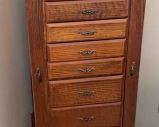 Standing Jewelry Chest