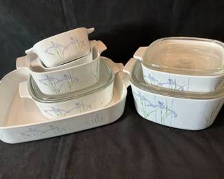 Variety Of Corning Ware Shadow Iris