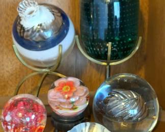 Glass Paperweights 
