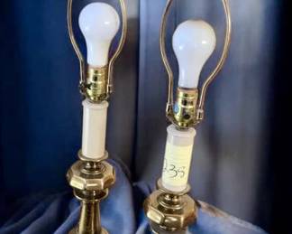 Stiffel Brass Table Lamps