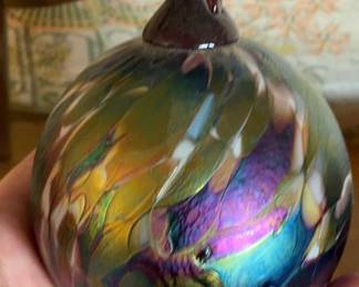 Iridescent Glass Ball