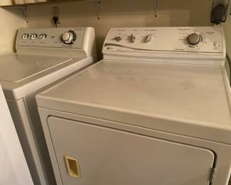 MAGIC CHEF WASHER and MAYTAG ELECTRIC DRYER 