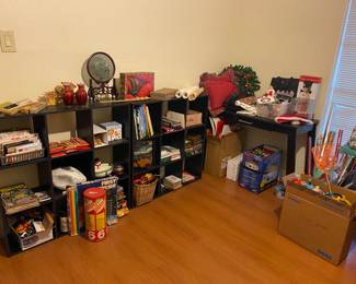 Christmas items, vintage toys, Chinese art deco ETC