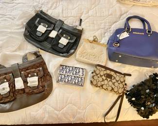 Large VARIOUS COLLECTION of purses