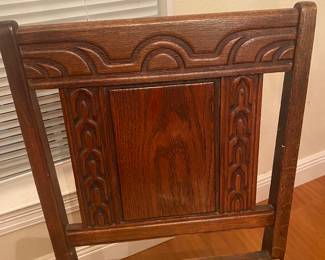 Close up of Dining room chair 