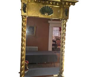 Federal carved giltwood mirror48" tall by 27' wide. First quarter 19th century