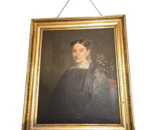 1/2 oil on canvas portraits: Mr. and Mrs. Cornwall of Milford Connecticut.