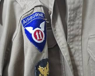 Selected military shirts and dress jacket