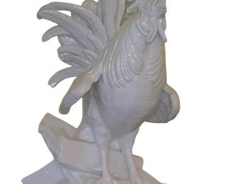 LARGE Meissen Blanc de Chine rooster. 


 