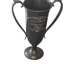 Silverplated trophy cup