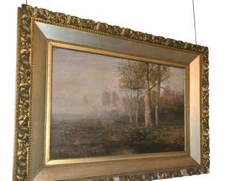 Lovely oil on canvas landscape. 