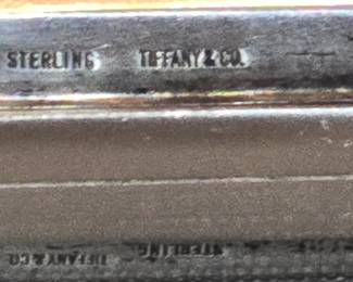 Tiffany and Company custom Sterling Silver compact with calculator - hallmarks