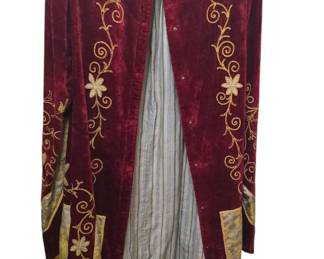 Early 20th Century Ceremonial garment, Silk and Velvet