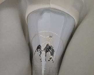 Interior of unworn Stetson “Resistol” midnight blue beaver hat