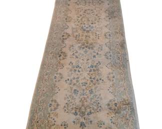 14'9" by 3 ' hand knotted Kirman Runner