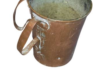 Two-handled copper washing cup. Late 18th Century 
