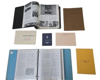 Vast collection of Rolls Royce owner's club magazines as well as an extensive set of repair and mechanical manuals for RR and Bently