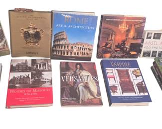 Collection of coffee table books