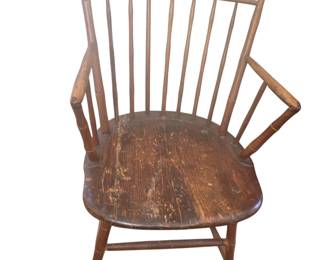 Bamboo turned Windsor armchair. Early 19th Century