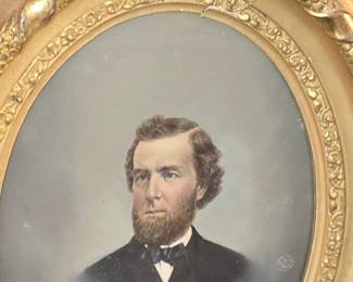 1860's portrait of a man closeup